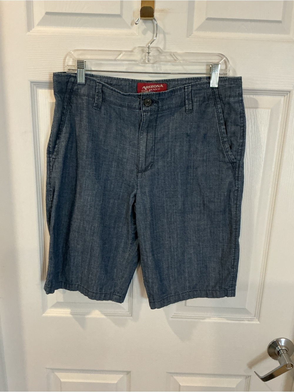 Boys  Chambray Blue Casual Shorts